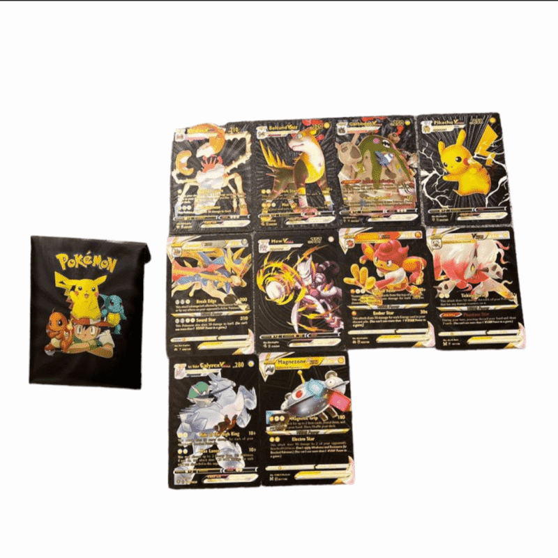 Sobre de cartas Pokemon negras