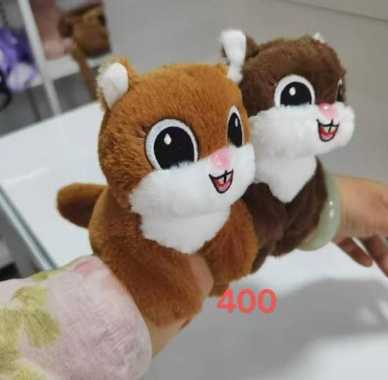 Pulsera peluche ardilla