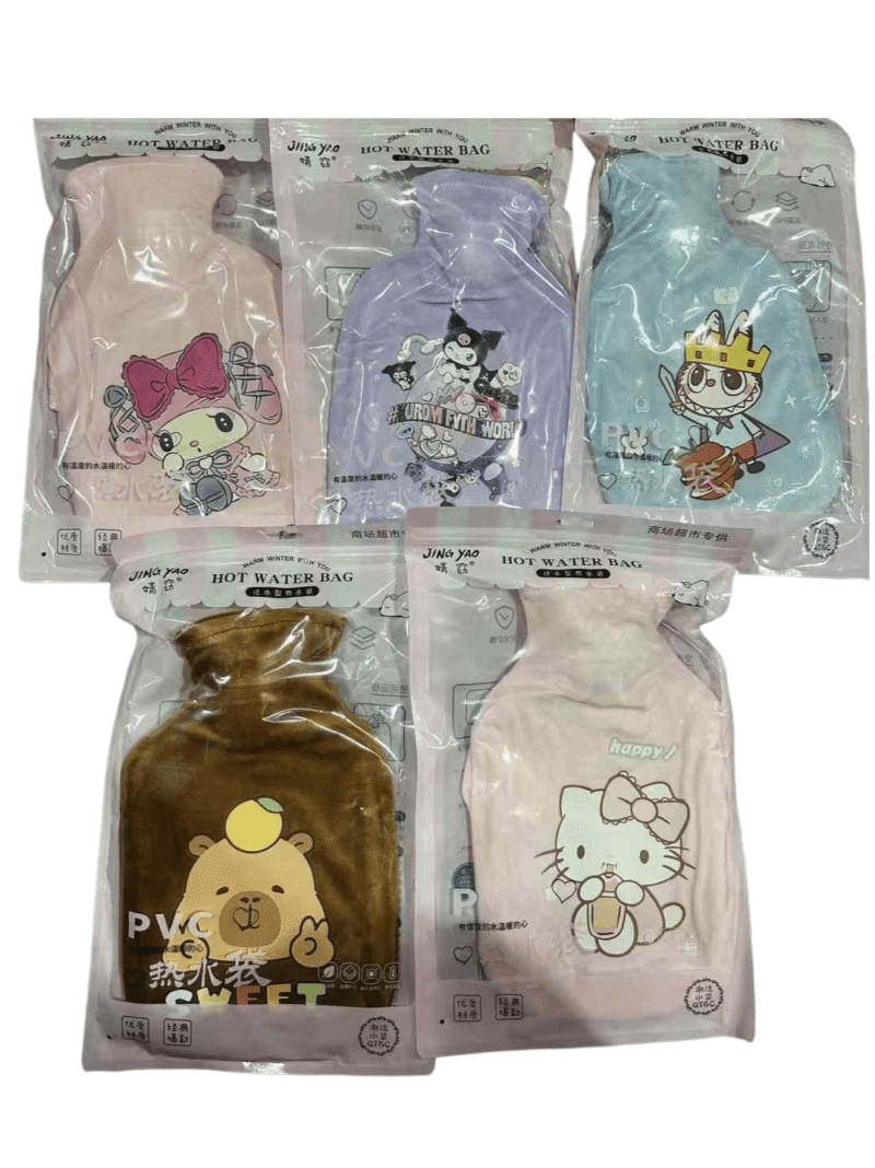 Bolsa de agua caliente estampada 1000ml