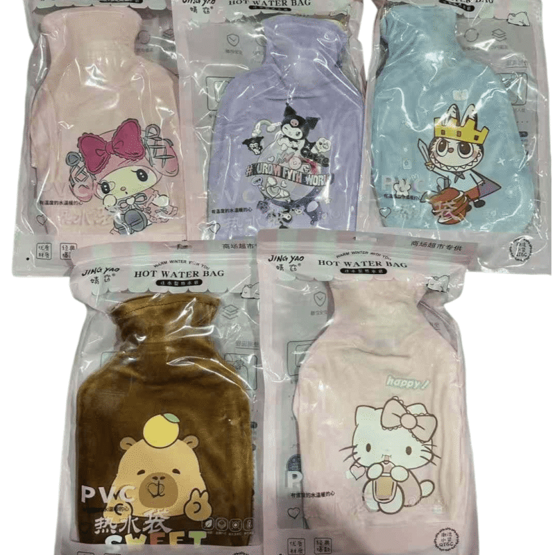 Bolsa de agua caliente estampada 1000ml