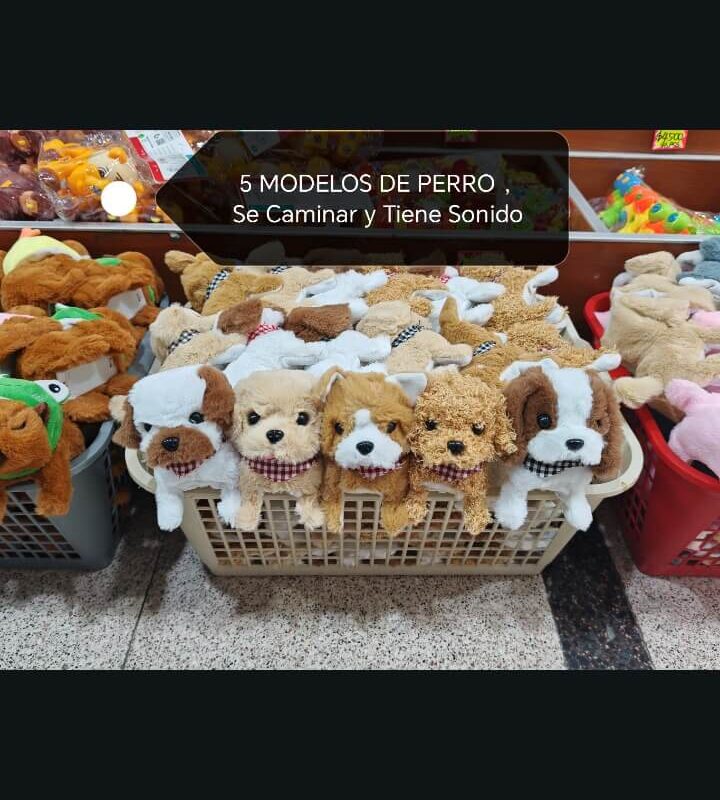 Perrito camina con sonido