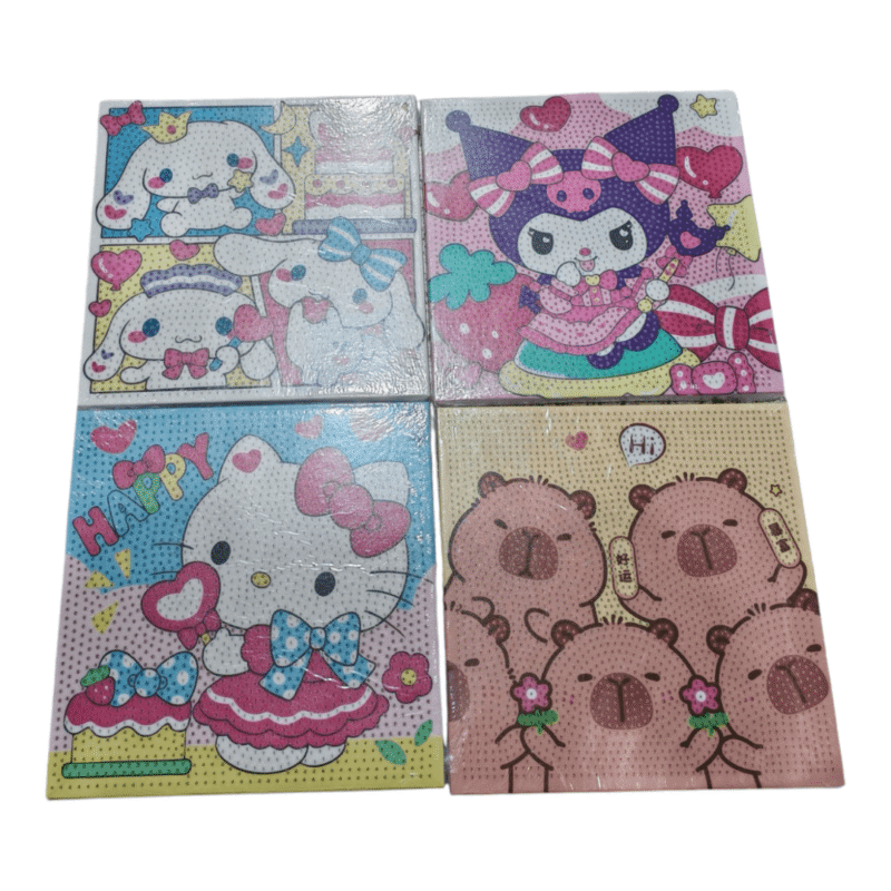Pintura Diamante Personajes madera