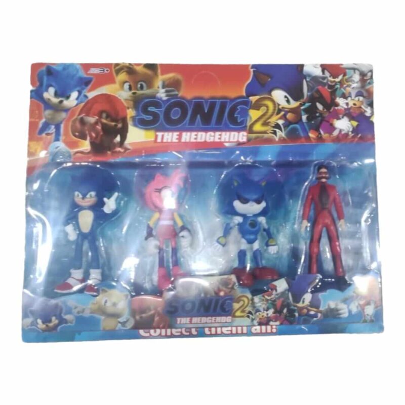 Muñeco Sonic x4