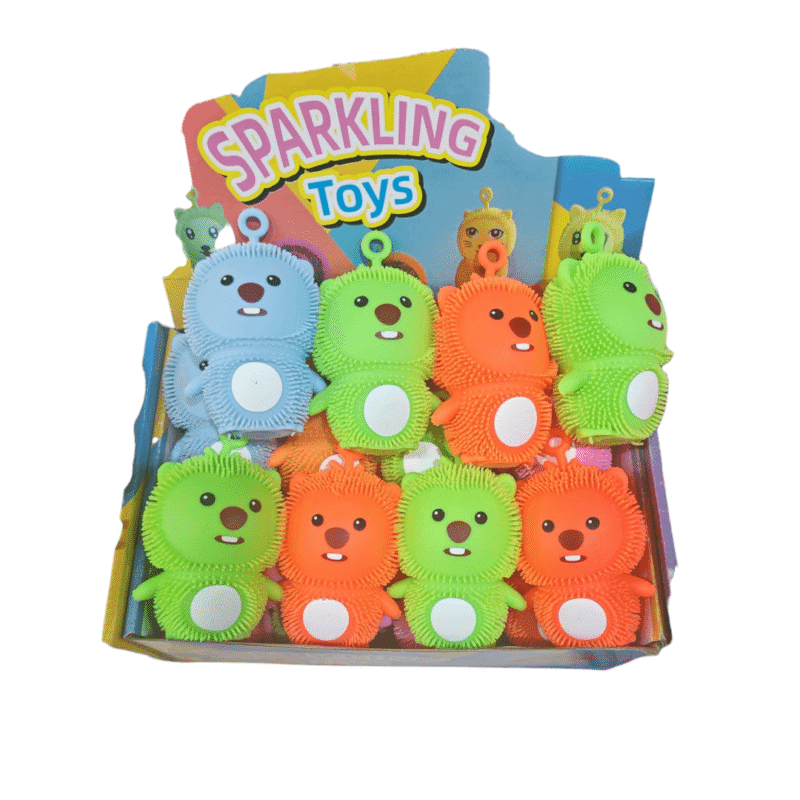 Muñeco Squishy con luz Oso