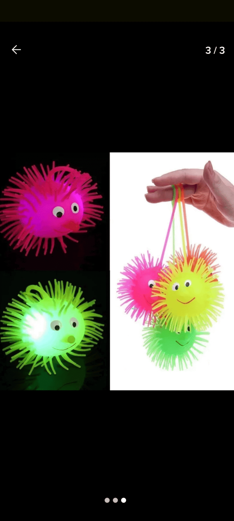 Squishy pelota con ojos