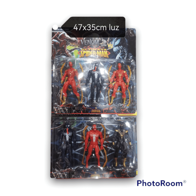 Muñeco Venom x3 con luz