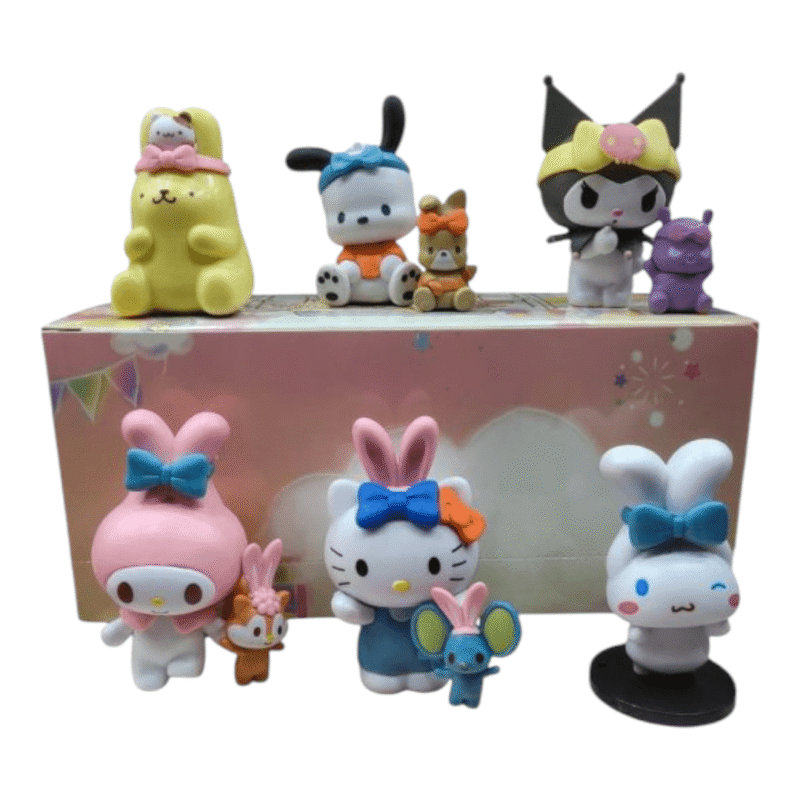 Muñecos de colección Sanrio x6