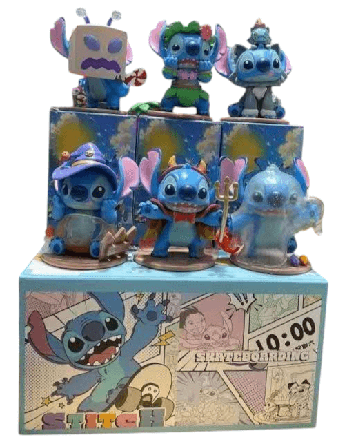 Caja sorpresa coleccionables Stitch mago