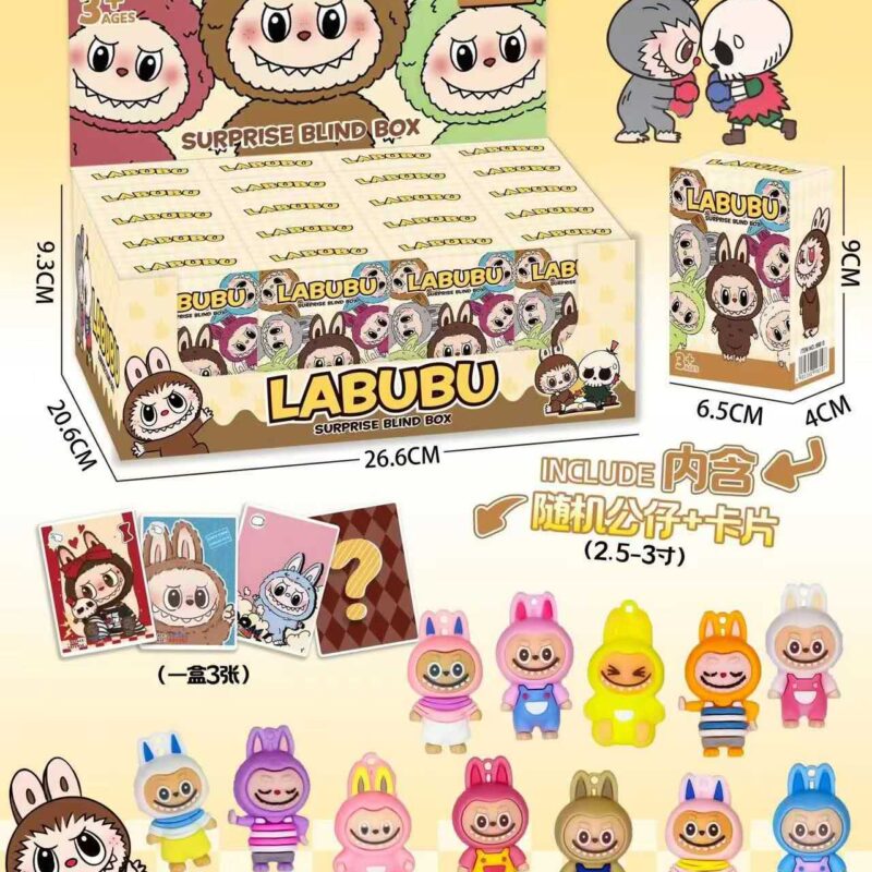 Labubu caja sorpresa 5x7cm $1950 