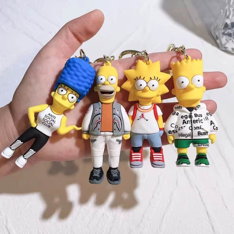 Llavero de goma Los simpsons x12