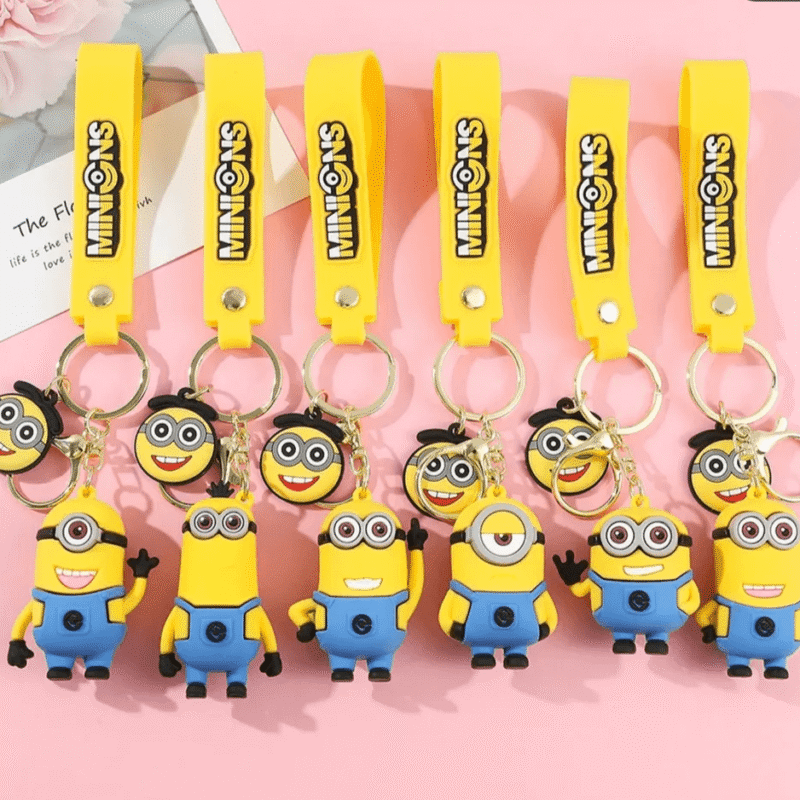 Llavero de goma Minions x12