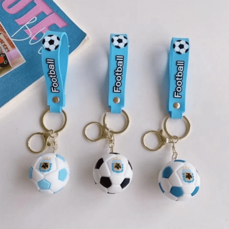 Llavero de goma pelota Argentina x12