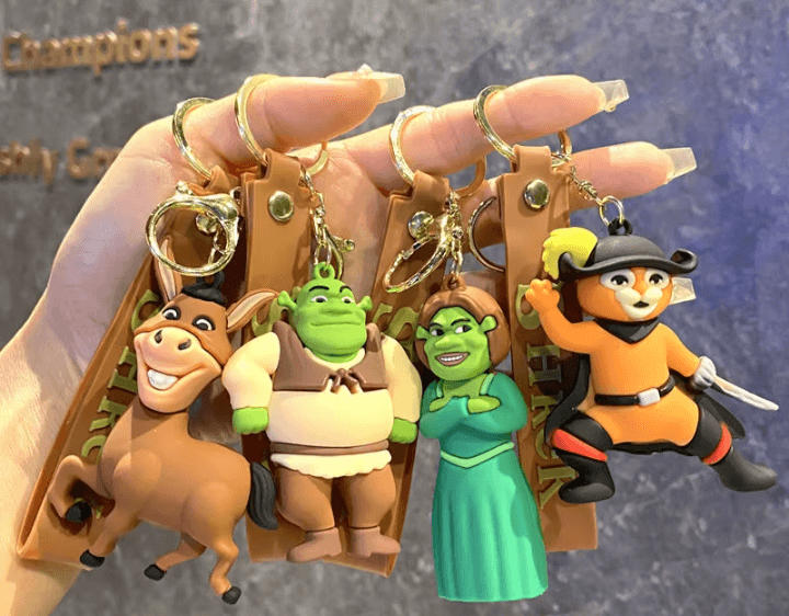 Llavero de goma Shrek x12