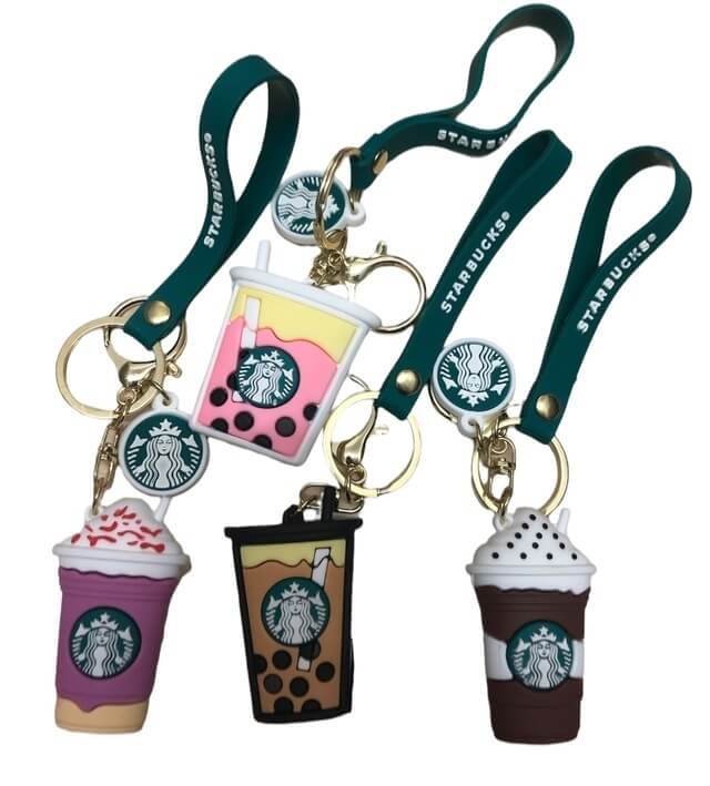 Llavero de goma Starbucks x12