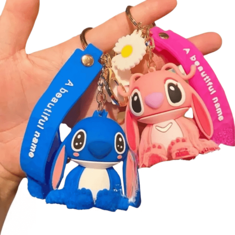 Llavero de goma Stich x12