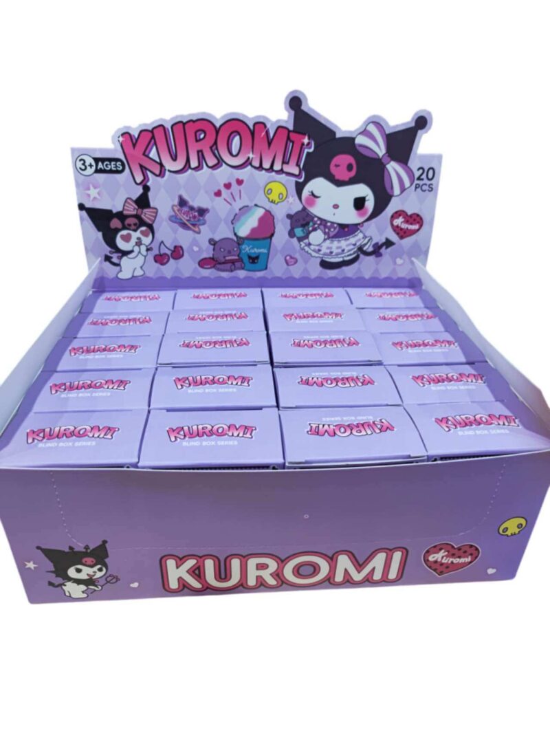 Llavero+cartas sorpresa kuromi 5x7cm $1800
