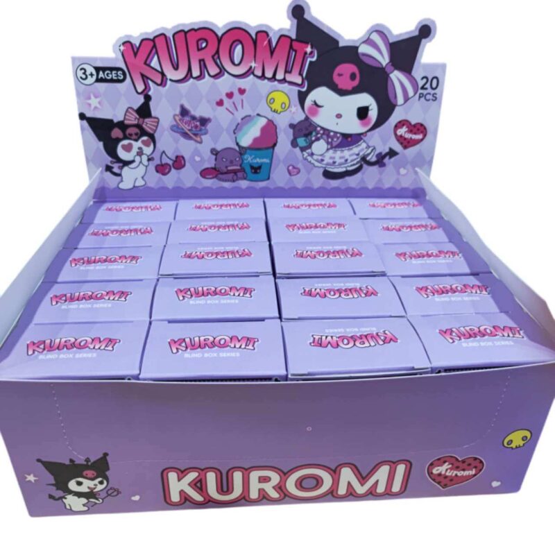 Llavero+cartas sorpresa kuromi 5x7cm $1800
