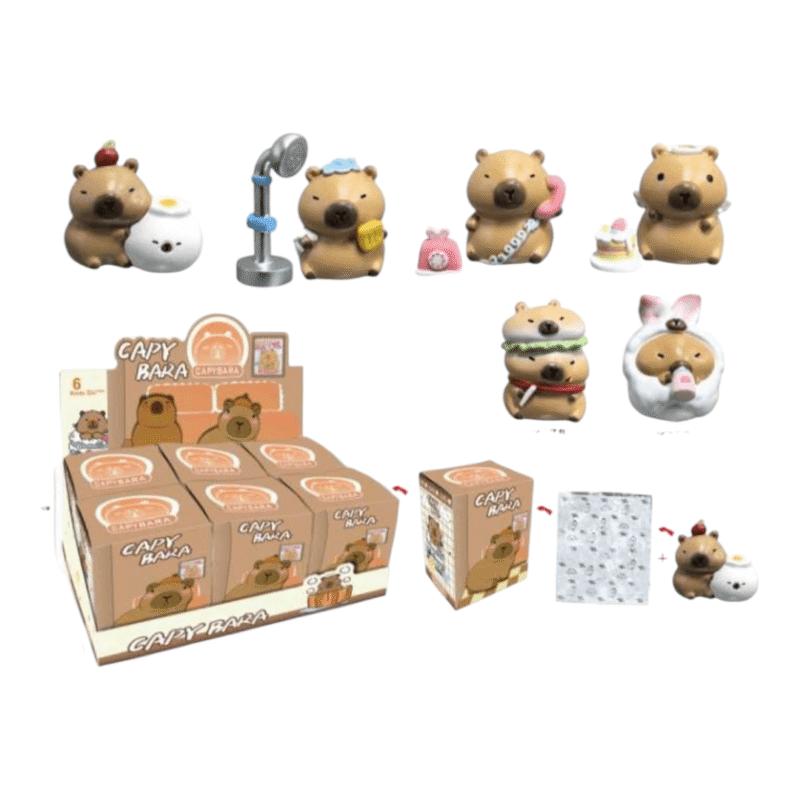 Muñeco de coleccion capybara 7cm $5900(1)