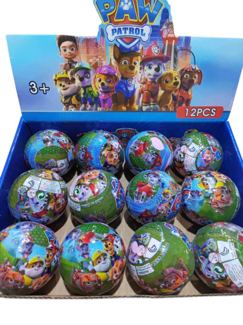 Pelota sopresa pow patrol 5x7cm $3300