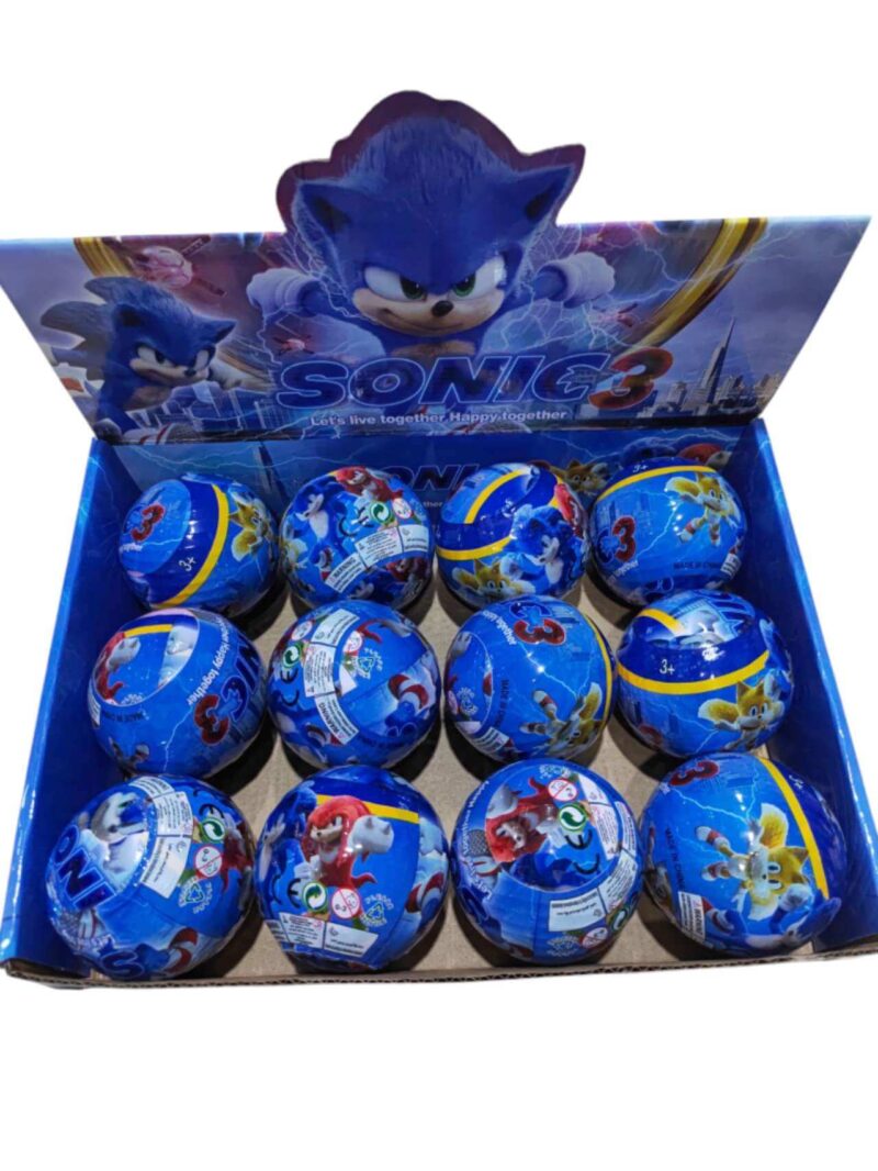 Pelota sorpresa sonic 5x7$4200