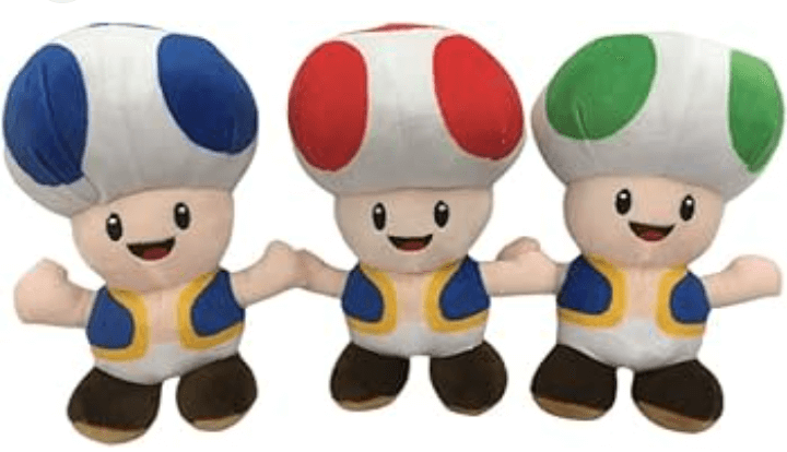 Peluche hongo mario bross 20cm $6500