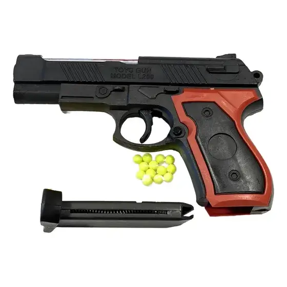 Pistola con balines 18cm $2700