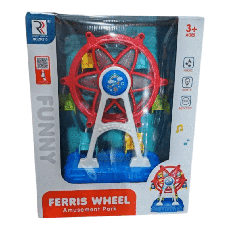 Ruleta vuelta al mundo con luz sonido y rotacion 360 32x25x15 $35000