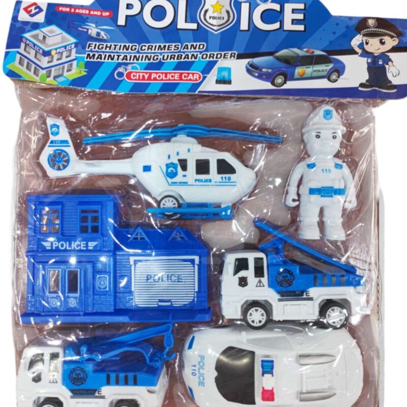 Set de policía x6 bolsa pvc $11500