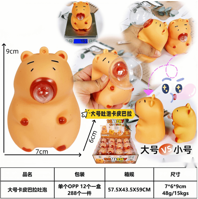 Squishy moquito capibara 5x7cm $3900 