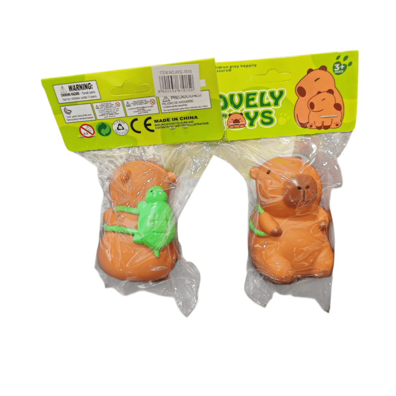Squishy premium capibara 5x10cm $3500