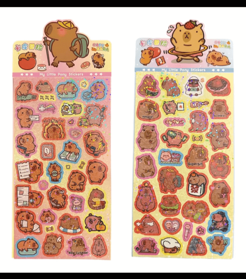 Stickers plancha Capibara
