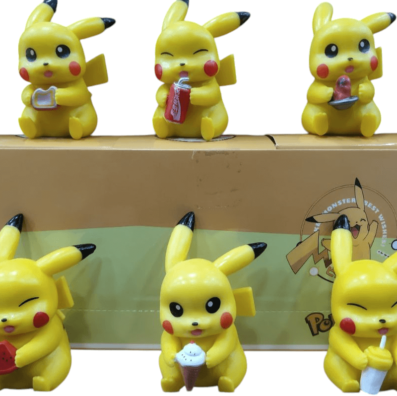 Muñecos de colección Pikachu x6