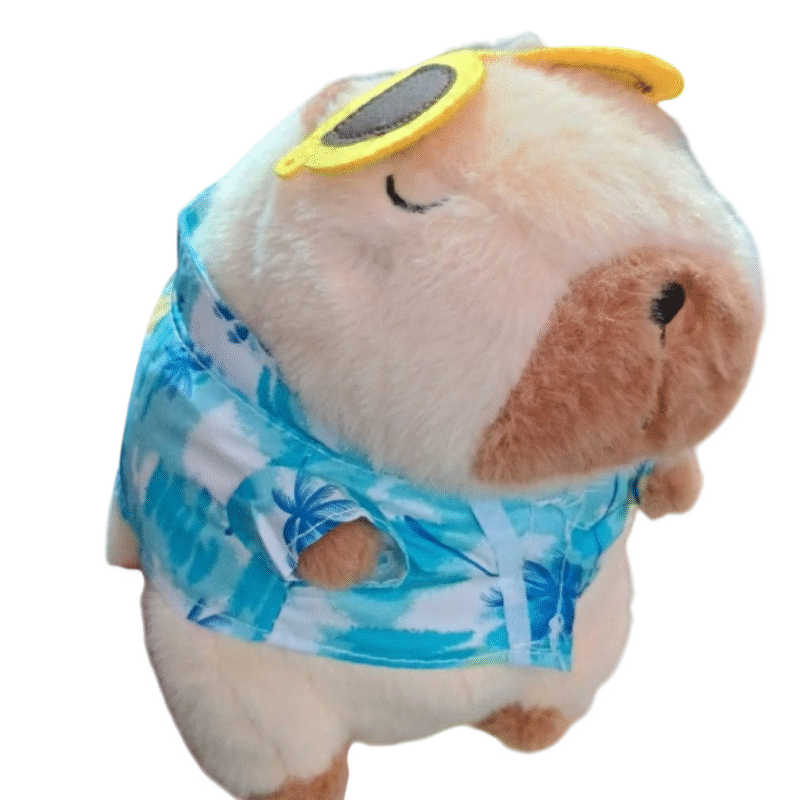 Peluche Capibara Hawaiano