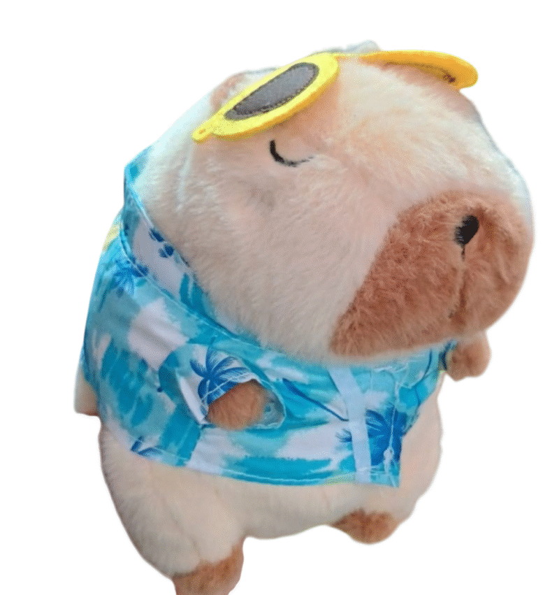 Peluche Capibara Hawaiano