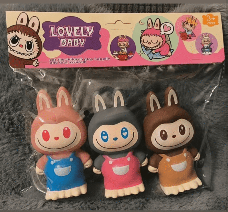Squishy labubu 5x7cm $3500
