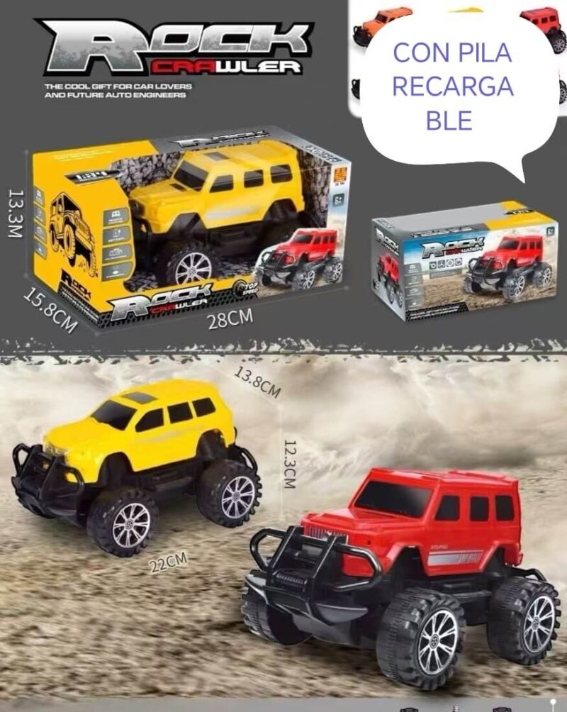 Camioneta con pila recargable 28x16x13cm $26500