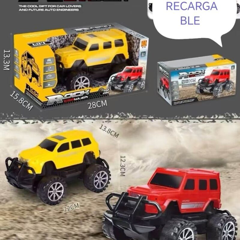 Camioneta con pila recargable 28x16x13cm $26500
